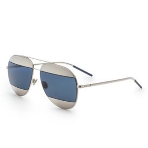 CHRISTIAN DIOR SPLIT AVIATOR BLUE M